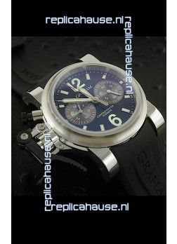 Graham Chronofighter Oversize Swiss Replica Watch in Black Dial