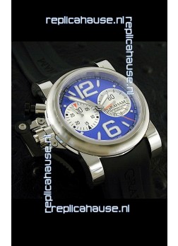 Graham Chronofighter Oversize Swiss Replica Watch in Black Dial