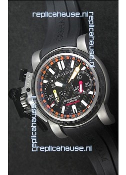 Graham Chronofighter Commander Swiss Replica Watch in Black Dial
