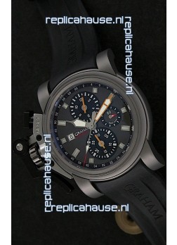 Graham Chronofighter Swiss Replica Watch in Grey Dial