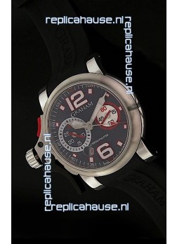 Graham Chronofighter Swiss Replica Watch in Black Dial