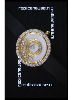 Chopard Happy Dreams 36MM Black Strap in White Dial