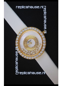 Chopard Happy Dreams 36MM White Strap in White Dial