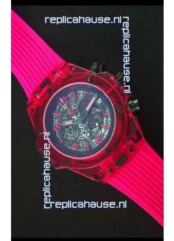 Hublot Big Bang Unico Red Sapphire Quartz Replica Watch 45MM