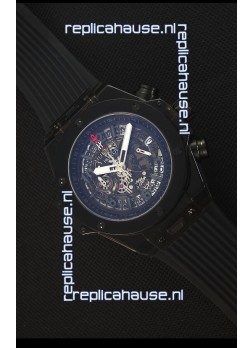 Hublot Big Bang Unico All Black Sapphire Quartz Replica Watch 45MM