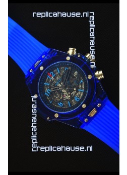 Hublot Big Bang Unico Blue Sapphire Quartz Replica Watch 45MM