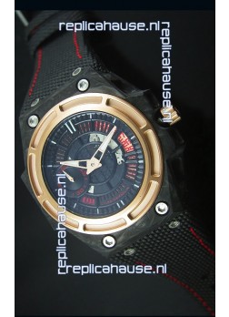 Linde Werdelin Spidolite II Swiss Replica Watch in Forged Carbon Case