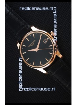 Patek Philippe #Ref 5227 Yellow Gold Watch in Black Dial 1:1 Swiss Replica Watch 