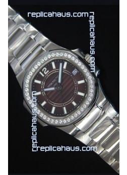 Patek Philippe Ladies Nautilus Stainless Steel Watch 36MM 