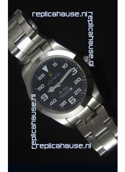 Rolex Oyster Perpetual 116900 AIR KING Swss Replica Watch in Black Dial 