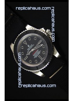 Rolex Submariner Stealth MK IV Stainless Steel Swiss Replica Watch Black Hour Markers