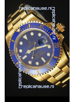 Rolex Submariner 16618 Gold Ceramic Bezel Replica 1:1 Watch with Swiss 3135 Movement