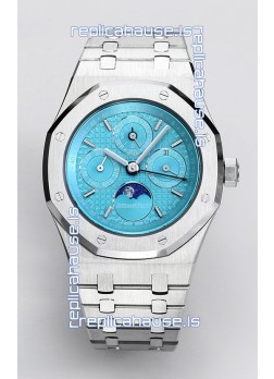 Audemars Piguet Royal Oak Perpetual Calendar Swiss Replica 904L Steel - Tiffany Blue Dial