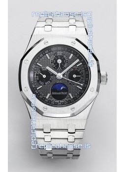Audemars Piguet Royal Oak Perpetual Calendar Swiss Replica 904L Steel - Grey Dial 