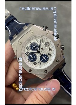 Audemars Piguet Royal Oak Offshore Chronograph White Dial 904L Steel 1: 1 Mirror 3126 Movement