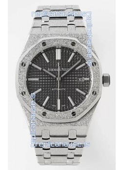 Audemars Piguet Royal Oak 15410BC 41MM Grey Dial 904L Steel CALIBRE 3120 Movement 1:1 Mirror Replica