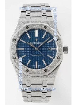 Audemars Piguet Royal Oak 15410BC 41MM Blue Dial 904L Steel CALIBRE 3120 Movement 1:1 Mirror Replica