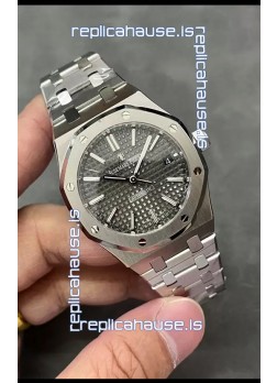 Audemars Piguet Royal Oak 37MM Grey Dial 904L Steel Watch in 3120 Movement - 1:1 Mirror Replica