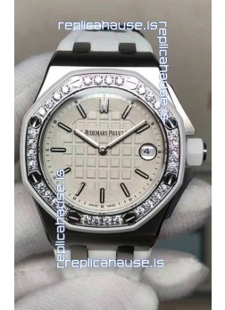 Audemars Piguet Royal Oak Offshore 37MM Swiss Quartz 1:1 Mirror Replica Watch in Stainless Steel Casing
