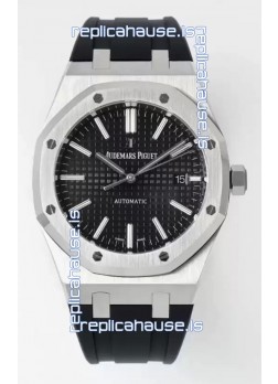Audemars Piguet Royal 15400 41MM Black Dial 904L Steel CAL.3120 Movement 1:1 Mirror Replica