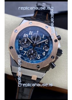Audemars Piguet Royal Oak Offshore Blue Dial Chronograph 1:1 Mirror Replica Watch - 904L Steel
