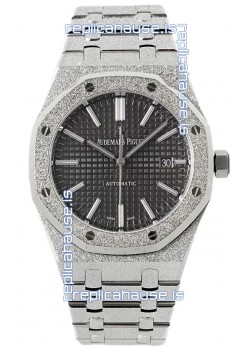 Audemars Piguet Royal Oak Frosted 37MM Self-Winding Grey Dial 1:1 Mirror Replica Watch