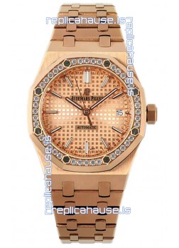 Audemars Piguet Royal Oak 37MM Frosted Casing Watch in 3120 Movement - 1:1 Mirror Replica