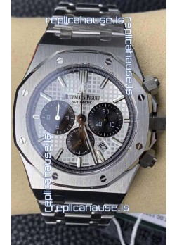 Audemars Piguet Royal Oak Chronograph White Dial Steel Strap Swiss Replica Watch