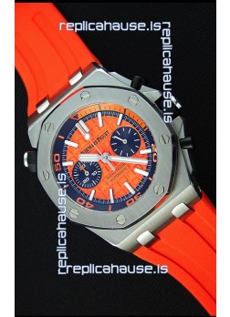 Audemars Piguet Royal Oak Offshore Diver Chronograph Swiss Quartz Replica Watch in Orange