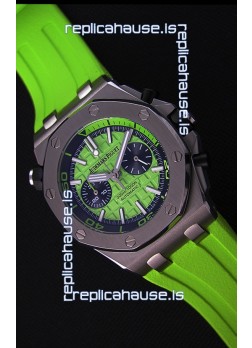 Audemars Piguet Royal Oak Offshore Diver Chronograph Swiss Quartz Replica Watch in Green