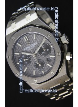 Audemars Piguet Royal Oak Chronograph Slate Grey Dial Steel Strap Swiss Replica Watch 