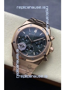 Audemars Piguet Royal Oak Super Clone - Green Dial Rose Gold Casing 41MM