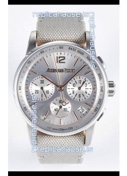 Audemars Piguet CODE 11.59 Chronograph Swiss Replica Watch in 904L Steel Silver Dial