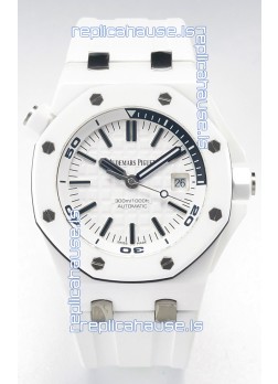 Audemars Piguet Royal Oak Offshore Ceramic Super Clone Watch White Dial Cal.3102 Movement