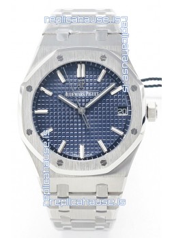 Audemars Piguet Royal Oak 15500 41MM 904L Steel Blue Dial Super Clone Replica Watch 