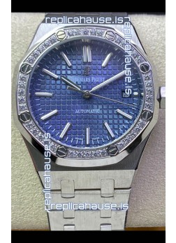 Audemars Piguet Royal Oak 37MM Blue Dial Watch in 3120 Movement - 1:1 Mirror Replica