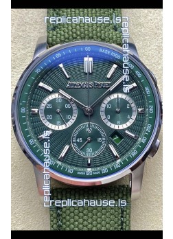 Audemars Piguet CODE 11.59 Chronograph Swiss Replica Watch in 904L Steel Green Dial