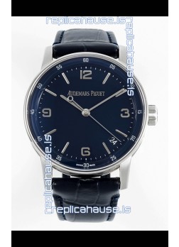 Audemars Piguet CODE 11.59 15210 Blue Dial Swiss Replica Watch in 904L Steel Casing 41MM