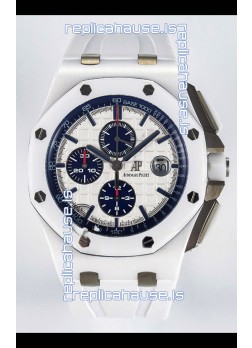 Audemars Piguet Boutique Edition White Dial Ceramic Casing 1:1 Super Clone Replica Watch