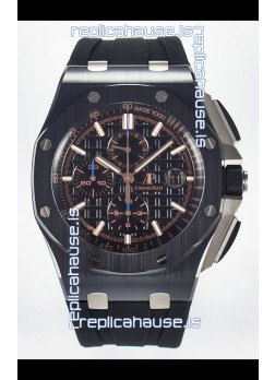 Audemars Piguet Royal Oak Offshore Ceramic Black Dial 1:1 Super Clone Replica Watch