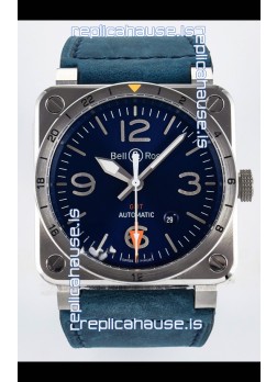 Bell & Ross BR03-93 GMT Edition Blue Dial 1:1 Mirror Replica Watch 