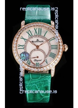Blancpain Super Clone Lady Bird Colors Edition Watch in Rose Gold Casing