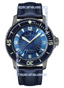 Blancpain Fifty Fathoms Automatique Titanium Edition Swiss Replica Watch in 1:1 Mirror Quality