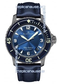 Blancpain Fifty Fathoms Automatique Titanium Edition Swiss Replica Watch in 1:1 Mirror Quality