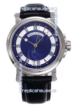 Breguet Marine Automatic Big Date 5817 Stainless Steel Watch with in Blue Dial 