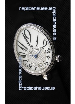 Breguet Reine De Naples Ladies Swiss 1:1 Stainless Steel Mirror Replica Watch 