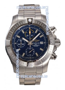 Breitling Avenger Chronograph 45 Blue Dial 1:1 Mirror Swiss Replica Watch 