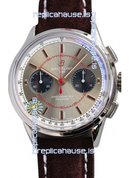 Breitling Premier B01 Chronograph 42 Edition Steel Casing Steel Dial - 1:1 Mirror Replica Watch