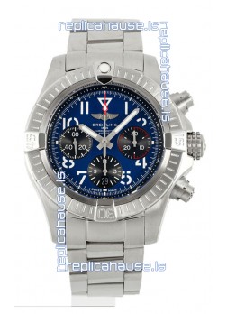 Breitling Avenger B01 Chronograph 45 Stainless Steel Blue Dial 1:1 Mirror Swiss Replica Watch 