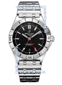 Breitling Chronomat Automatic GMT 40 Black Dial 1:1 Mirror Swiss Replica Watch 